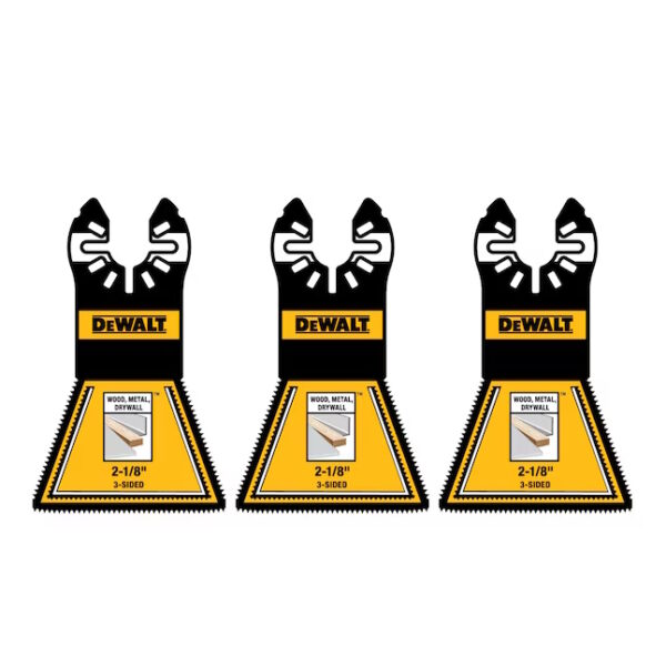 DEWALT DWA4283-3 OSC 2 1/8" 3-Sided General Purpose Blade BiMetal 3pk