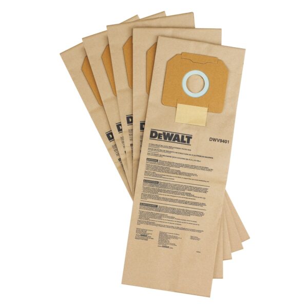 DEWALT DWV9401 Dust Paper Bag 5/PK