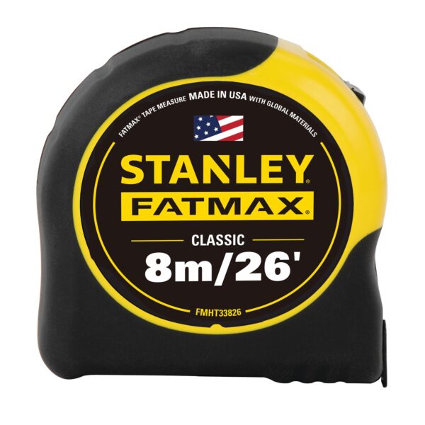 STANLEY FMHT33826S Fatmax Tape Measure 26'/8m x 1-1/4"