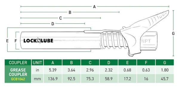 LOCK-N-LUBE GC81042 Grease Coupler XL - Image 4