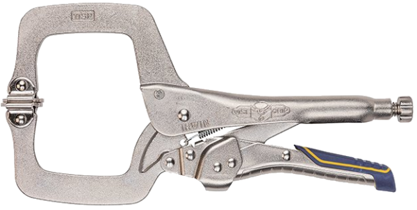 IRWIN IRHT82586 11SP Fast Release Vise-Grip® 11" Locking C-Clamp w/Swivel Pad