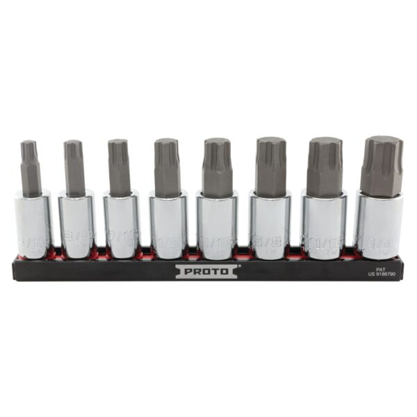 PROTO 8PC 1/2" DRIVE Advanced HEX SKT Set - SAE