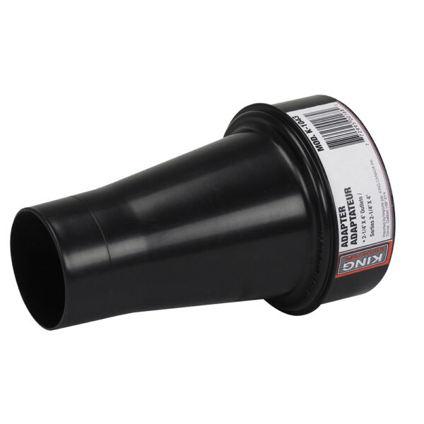 KING K-1043 2-1/4" x 4" Dust Hose Adaptor.