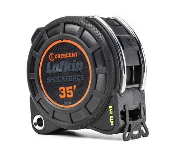 LUFKIN L1135B-02 Tape Measure 1-3/16" x 35' Shockforce Nite Eye™ Dual Sided