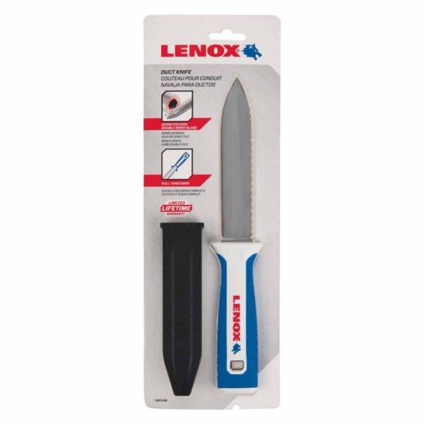 LENOX LXHT14703 Duct Knife Full Tang Stainless Blade w/Sheath - Image 2