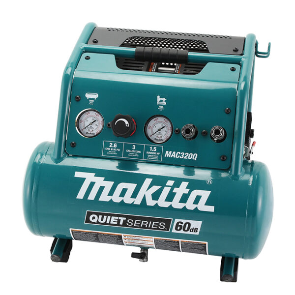 MAKITA MAC320Q Air Compressor 1.5 HP 3 Gallon Quiet Series 2.6 CFM