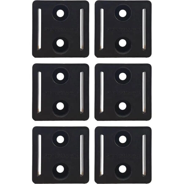 STEALTHMOUNTS TMSPACE-BLK-6 Optional Universal Spacer (12mm) - 6 pk