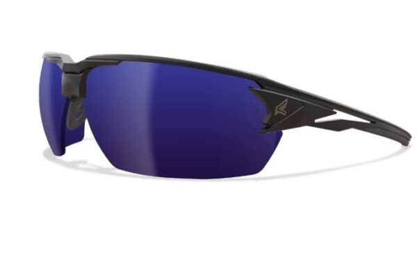 EDGE XPAP418 Pumori - Matte Black Frame / Aqua Precision Blue Mirror Lenses