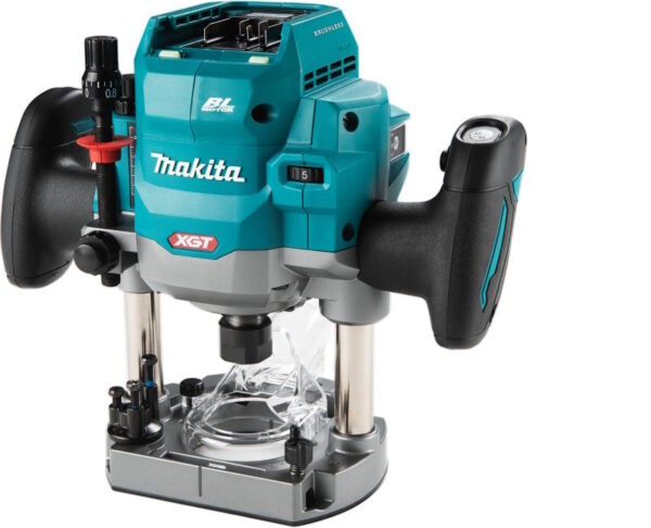 MAKITA RP001GZ01 40V XGT 1/2" Plunge Router BL w/AWS, Variable Speed - Bare Tool