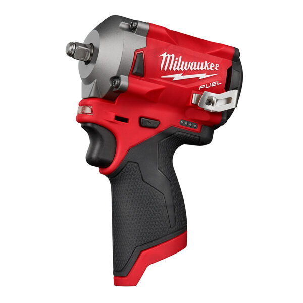 MILWAUKEE 2554-20 M12 Fuel 3/8" Stubby Impact Wrench Bare Tool - Image 2