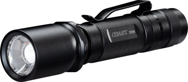 COAST 30778 TX17R 1300 Lumen Rechargeable Pure Beam Focus Tactical Flashlight
