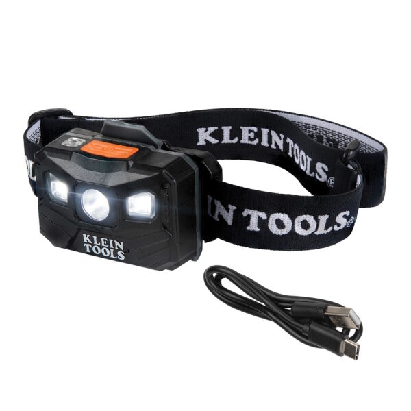 KLEIN 56048 400 Lumen Rechargeable Headlamp w/ Fabric Strap