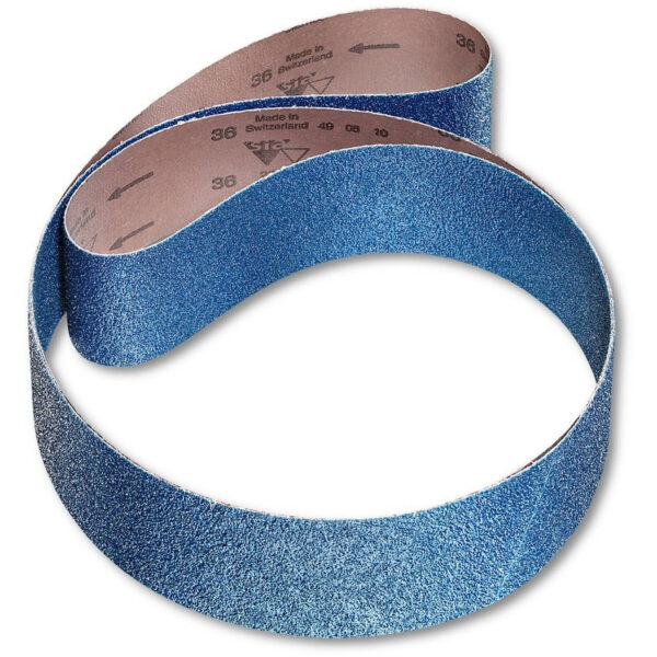 SIA 58360 Band File Belt 2820 Zirconia 3/8" x 13" 60G 4/pk