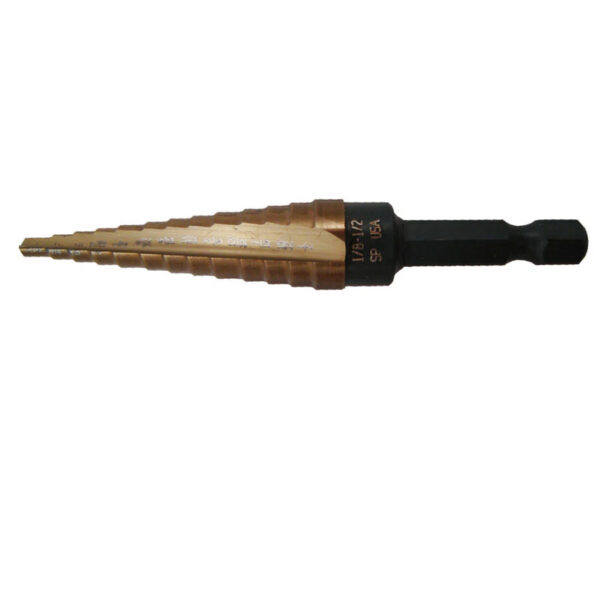 NORSEMAN 01401 Step Drill 1/8 - 1/2" w/ 1/4" Shank