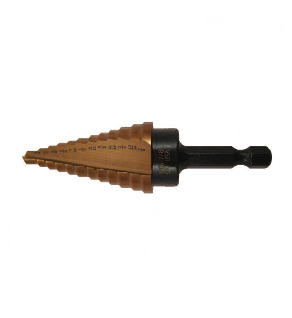 NORSEMAN 01403 Step Drill 3/16 - 7/8" w/ 1/4" Shank