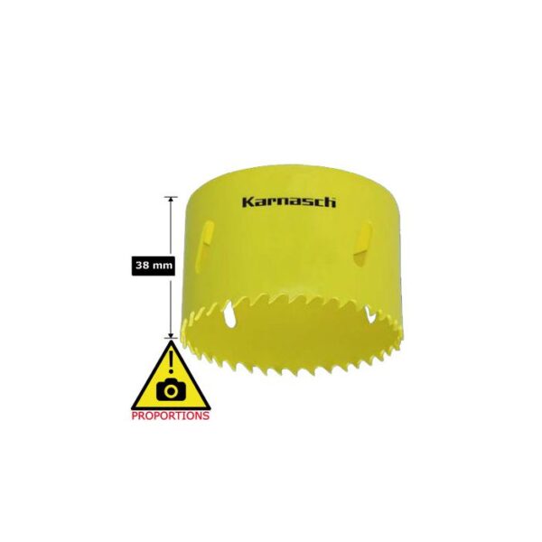 KARNASCH 20.1500.177 6-31/32" Hole Saw, Bi-Metal 8% Cobalt, 177mm