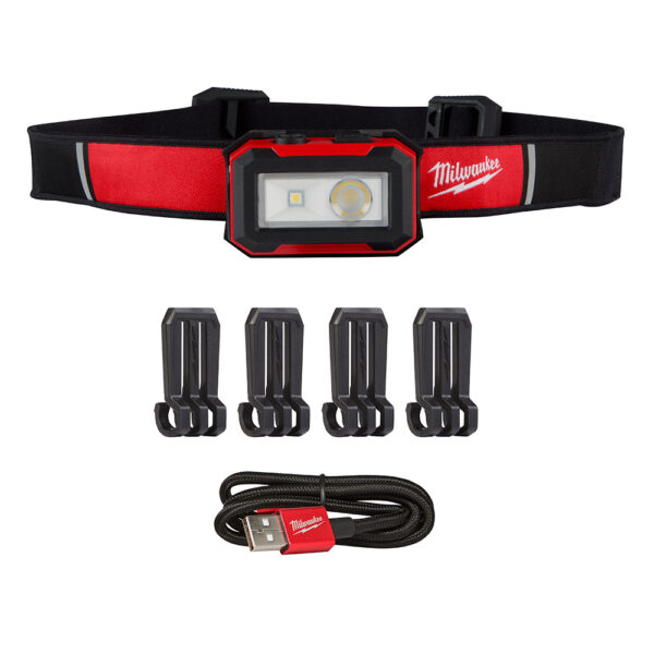 MILWAUKEE 2012R Rechargeable Magnetic Head Light - Image 5