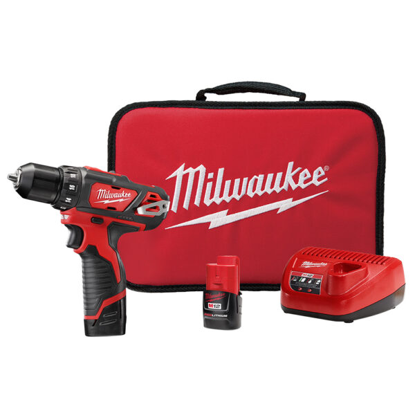 MILWAUKEE 2407-22 M12 3/8" Drill Kit