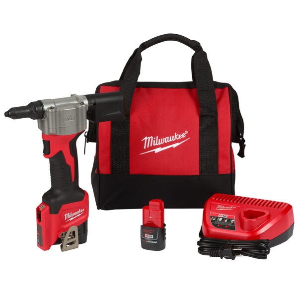 MILWAUKEE 2550-22 M12 Rivet Tool Kit.