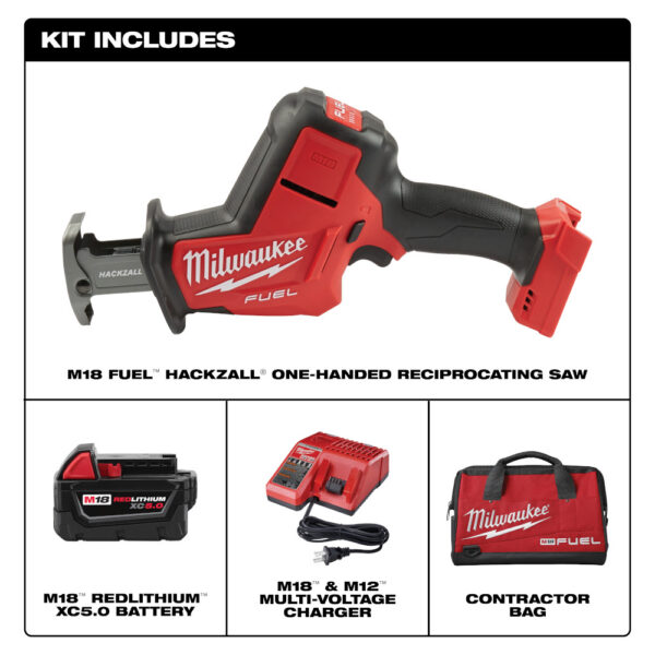 MILWAUKEE 2719-21 M18 Fuel Hackzall Kit - Image 2