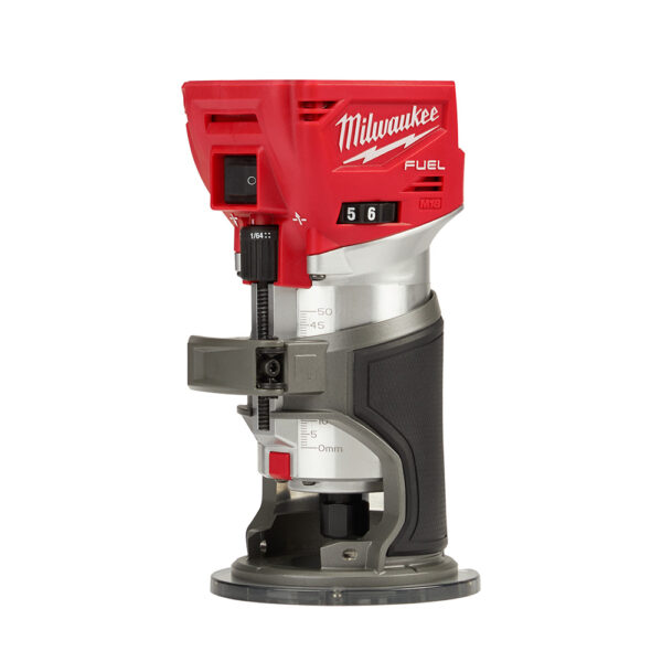 MILWAUKEE 2723-20 M18 Fuel 1/4" Compact Router - Image 3