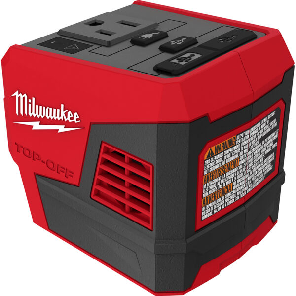 MILWAUKEE 2846-20 M18 TOP-OFF 175W Power Supply Inverter - Image 2