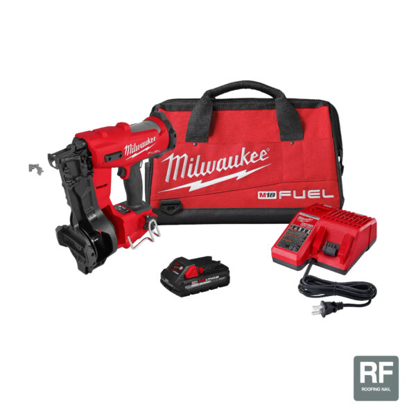 MILWAUKEE 2909-21 M18 FUEL Coil Roofing Nailer Kit