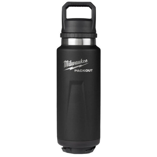 MILWAUKEE 48-22-8397B PACKOUT 36oz Insulated Bottle with Chug Lid - Black