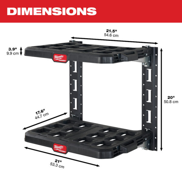 MILWAUKEE 48-22-8480 PACKOUT Racking Kit - Image 2