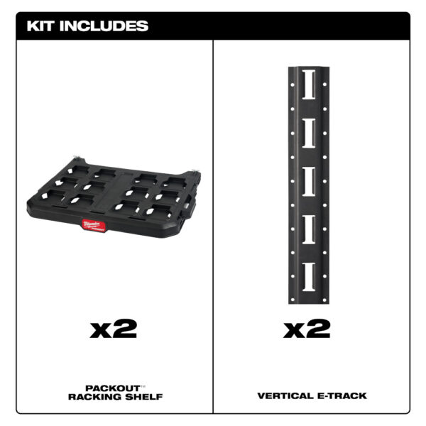 MILWAUKEE 48-22-8480 PACKOUT Racking Kit - Image 3