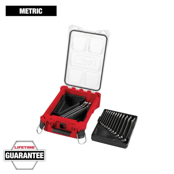 MILWAUKEE 48-22-9483 15pc Combination Wrench Set in PACKOUT - Metric