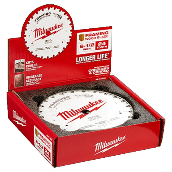 MILWAUKEE 48-41-0620 6-1/2" 24T Framing Circular Saw Blades Bulk