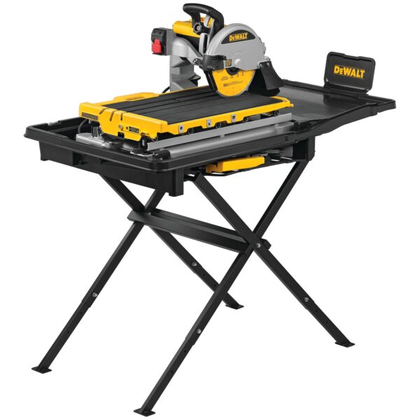 DEWALT D36000S 10" High Capacity Wet Tile Saw 37" Rip & 24" Diagonal w/Stand