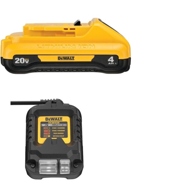 DEWALT DCB240C 20V MAX Compact 4Ah Battery Starter Kit