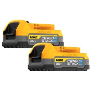 DEWALT DCBP034-2 20V Powerstack 1.7Ah Battery 2/pk