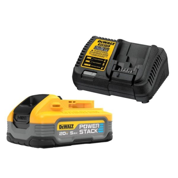 DEWALT DCBP520C 20V MAX* Powerstack Compact 5Ah Battery w/ Charger