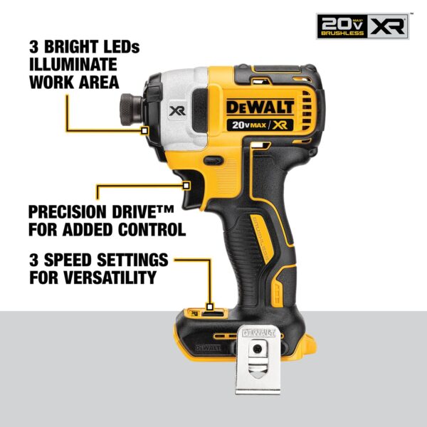 DEWALT DCF887B 20V Brushless Impact Driver (Tool Only). - Image 3