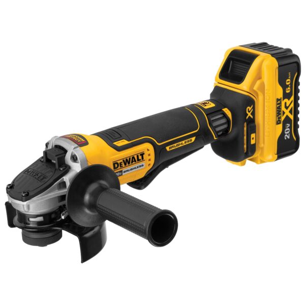 DEWALT DCG413R2 20V MAX XR Grinder Kit w/2 - 6.0Ah Batteries - Image 2