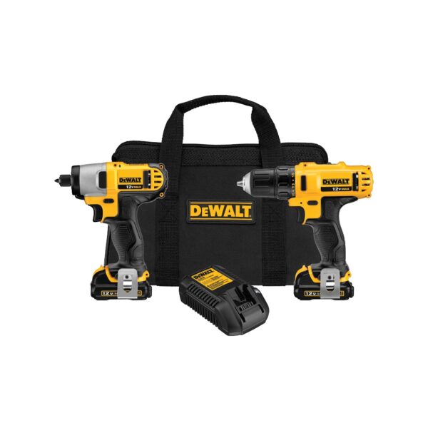 DEWALT DCK211S2 12V MAX* Drill/Driver & Impact Driver 2-Tool Combo Kit