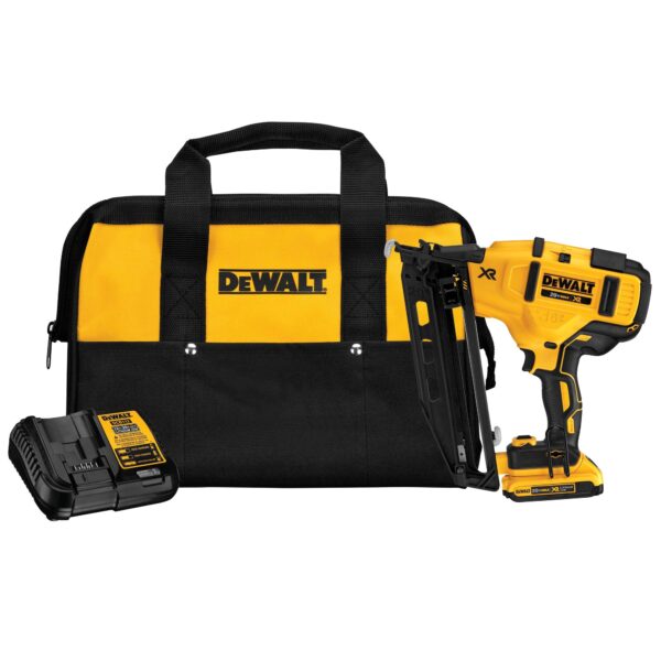 DEWALT DCN660D1 20V MAX 16 Gauge Cordless Brushless Finish Nailer Kit