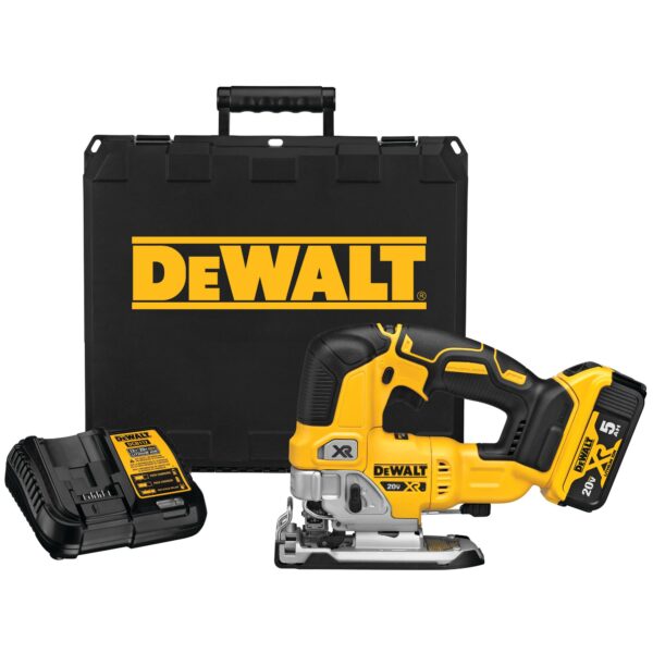 DEWALT DCS334P1 20V MAX XR Jig Saw Kit w/1 - 5.0Ah Battery