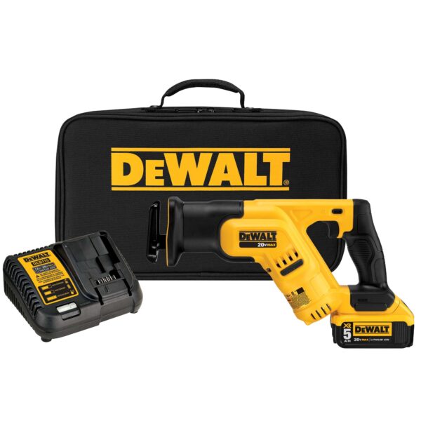 DEWALT DCS387P1 20V MAX Li-Ion Compact Reciprocating Saw Kit w/ 1 - 5.0Ah Batter