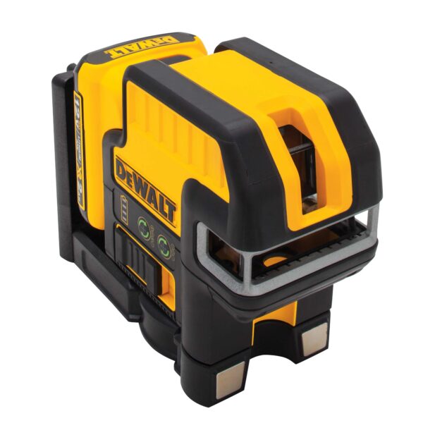DEWALT DW0825LG 5 Spot + Cross Line Laser - Green