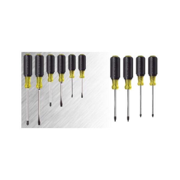 KLEIN M2O07350KIT 10pc Screwdriver Set Philips/Slotted/Robertson