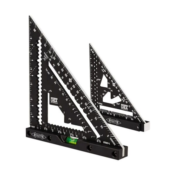 STILETTO STSQ7-LP 2 Piece 4-1/2" and 7" Rafter Square Set