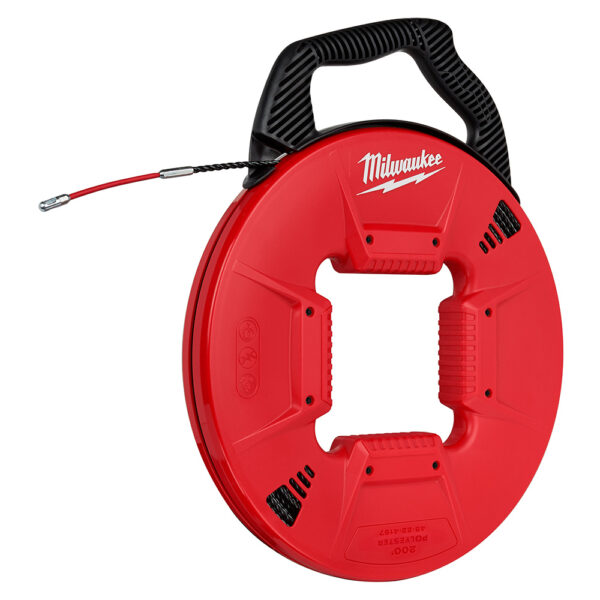 MILWAUKEE 48-22-4197 200' Poly W/Flex Leader Fish Tape - Image 2