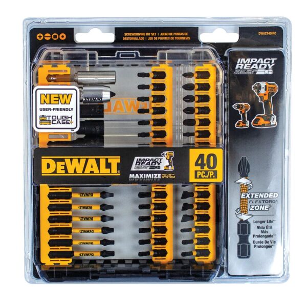 DEWALT DWA2T40IRC 40Pc Flex Torq Bit Set