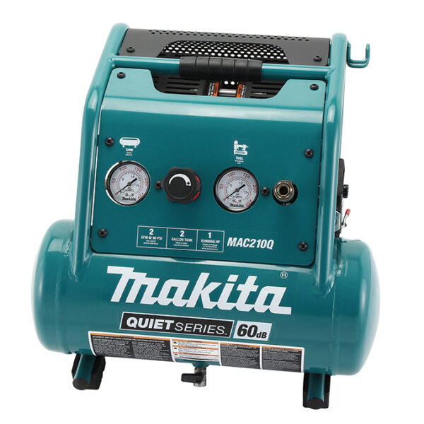 MAKITA MAC210Q Air Compressor 1 HP 2 Gallon Quiet Series 2.0 CFM