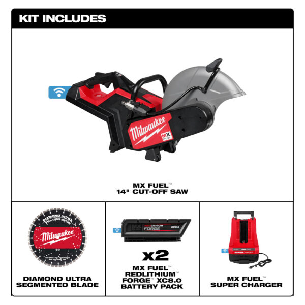 MX FUEL MXF315-2XC 14” CUT OFF SAW w/ RAPIDSTOP™ - KIT - Image 7
