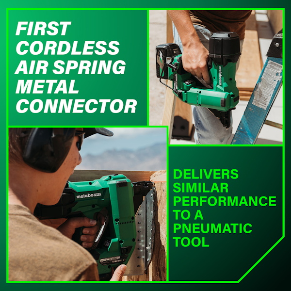 METABO HPT 18V MultiVolt BL 1-1/2" Metal Connector/Joist Hanger Nailer (1x4.0Ah) - Image 3